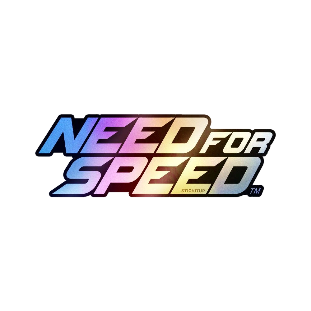 Built For Speed Holographic Stickers